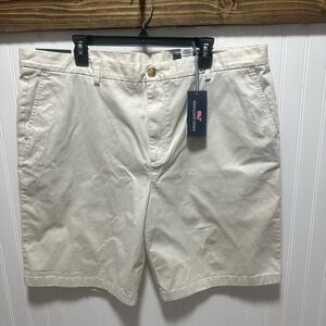 NWT Vineyard Vines Mens Tan 11" Breaker Shorts Chino Beach Coastal Sz 42 preppy